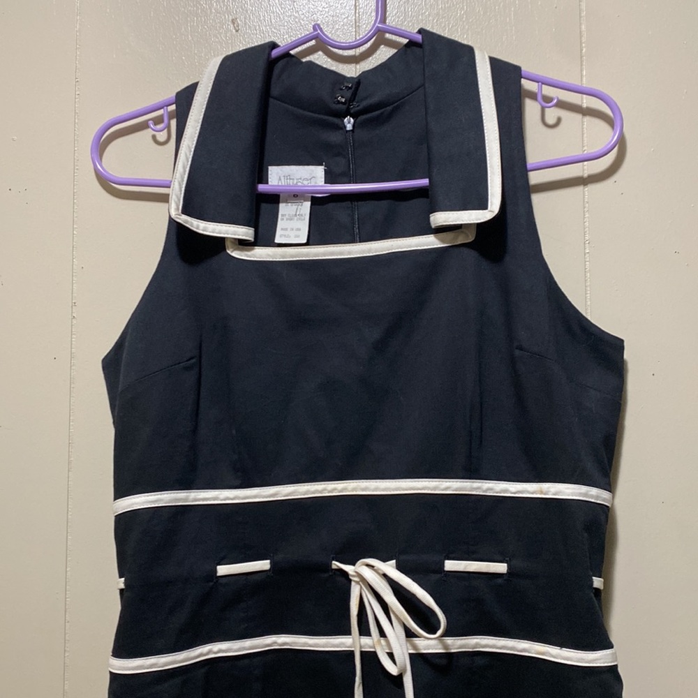 Althuser black and cream dress size 6 - Picture 5 of 12